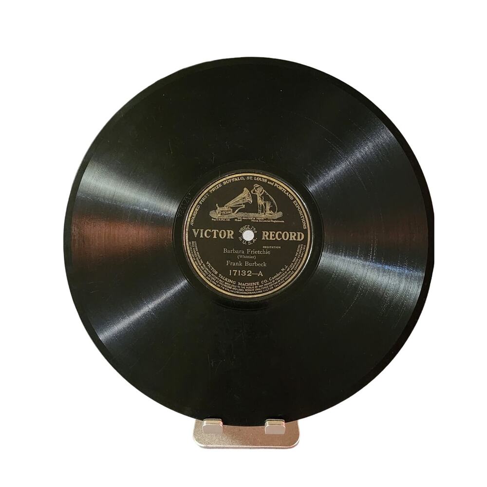 Victor Records "Barbara Frietchie, The water Mill" Monologues 1912
